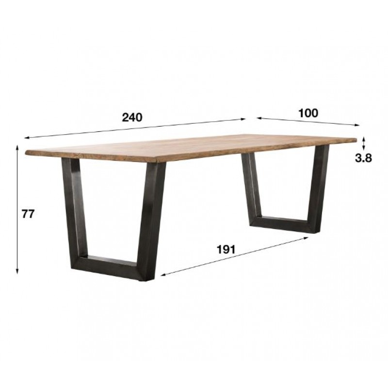 ZI Colter Dining Table 240cm Cherry